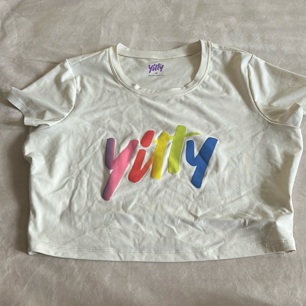 Yitty Pride Workout Crop Top- Size Medium